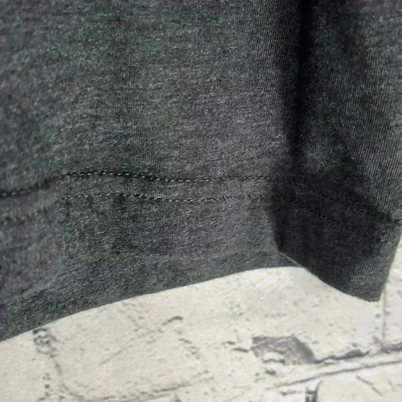 WOMENS NEBRASKA CORNHUSKER CREWNECK LONG SLEEVE TSHIRT HEATHER‎ GREY SIZE M - Picture 4 of 6